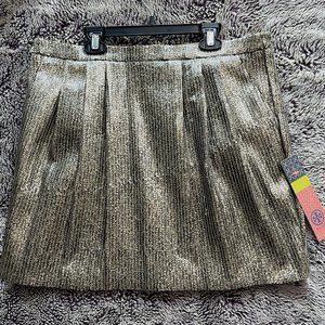 Tory Burch Sequin Skirt in Gold - Size 10